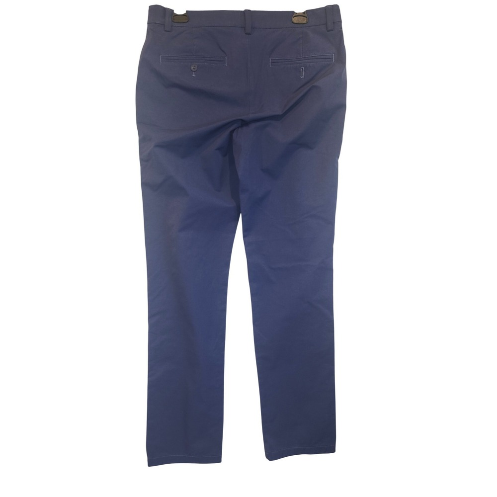 Vineyard Vines On The Go Pant Mens 31x32 Navy Blue Chino Performance Stretch - Picture 2 of 7